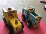 Wooden Tractor & Tipper 2 pieces