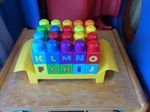 Alphabet cubes 36+tray