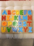 Wooden alphabet puzzle 27 pieces 