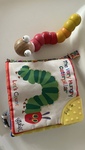 Hungry Caterpillar Book and Wooden Caterpillar 