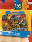 Dinosaur floor puzzle 50 pieces + box