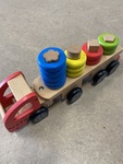 Wooden Truck + stacking shapes