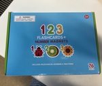 1026: Number and fraction flash cards with numbers