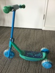 Blue 3wheel scooter