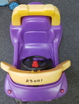 Purple and Yellow Ride in Car