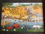 ANIMAL SAFARI FLOOR PUZZLE