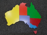 MAP OF AUSTRALIA FLOOR PUZZLE