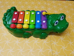 GREEN CROCODILE XYLOPHONE