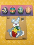 EASTER Puzzles Eggs & Bunny