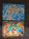 ABORIGINAL ART - PLATYPUS & Kangaroo