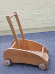 WOODEN BABY WALKER/CART