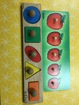 Shape and Apple Knob Puzzles