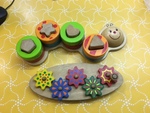 SHAPE SORTING CATERPILLAR & Flower gears