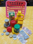 GROCERY BASKET & MONEY