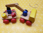 WOODEN PULLALONG TRUCK/SHAPES