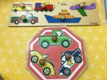 TRANSPORT  & SIGN KNOB PUZZLES