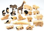 WOODEN WILD ANIMALS