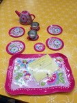 FLORAL TIN TEA SET