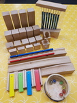 MUSICAL BALL TRACK SET (WOOD)