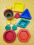 SAND PLAY SET WITH MOULDS