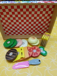 WOODEN SANDWICH MAKING SET
