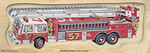 WOODEN FIRE TRUCK KNOB PUZZLE