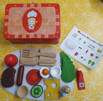 WOODEN BREAKFAST SET