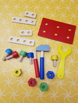WOODEN TOOL PLAYSET