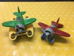 Green Toy Plane fleet