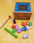 MATCHING AND FISHING MAGNETIC GAME