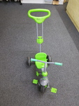 GREEN/ GREY TRIKE WITH HANDLE
