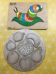 Fruit puzzle and Caterpillar number puzzle