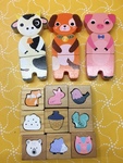 Cube Shape Puzzle & Magnetic Animals