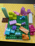 Mega Blocks with Green base