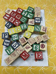 Alphabet/ number blocks