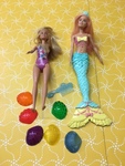 Swim time Barbie and Mermaid