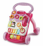 Pink First Steps Baby Walker