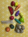 Wooden fruit and Veg set