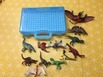 Dinosaurs in a suitcase