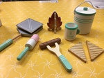 Wooden Camp food set