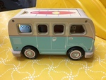 Wooden campervan