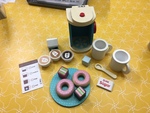 Coffee Brew & Serve Set with sweet treats