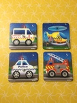 P0100: Emergency Vehicles 4 Small Puzzles