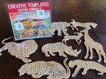 Galt Safari Animal Paper Rubbing Templates 
