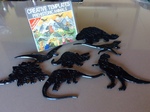 Galt Dinosaur Paper Rubbing  Templates 