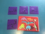 Dinosaur Stencil & Paper Rubbing Set 