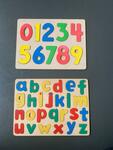 Inset Puzzles - Numbers 0-9, Alphabet
