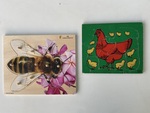 Inset Puzzles - Bee & Hen with Chicks