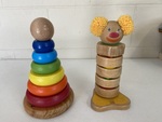 Clown & Rainbow Stackers 