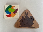 Inset Puzzles - Duck & Kangaroos